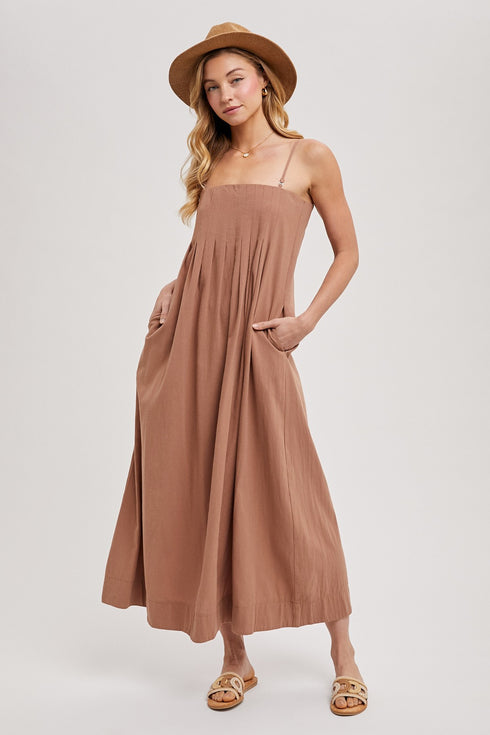 BILLOWY TUBE DRESS